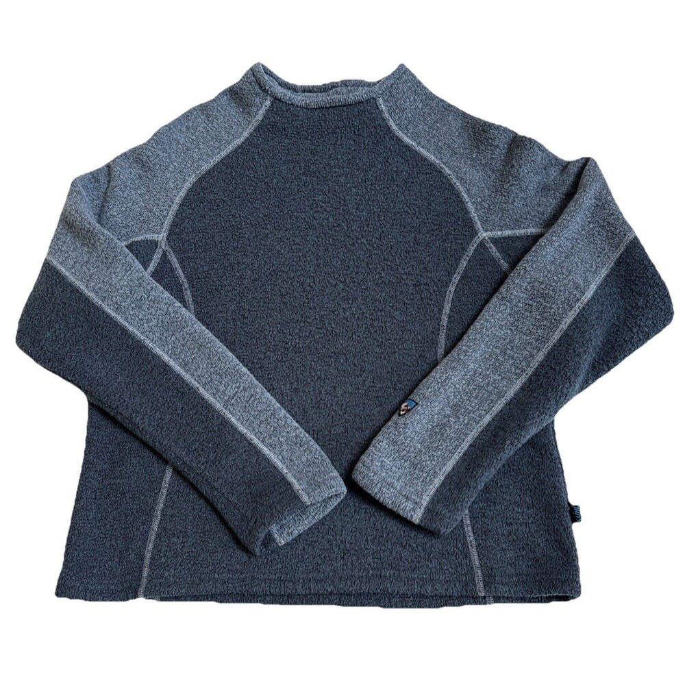 Vintage Kuhl Alfpaca Fleece Womens Large Sweater Pullover Mock Neck 21x21 Canada